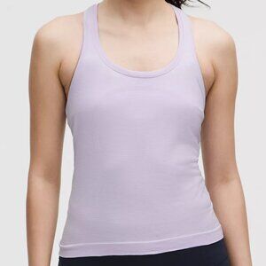 Lululemon Swiftly Tech Racerback size 4 Tank Lavender Frost WAIST LENGTH